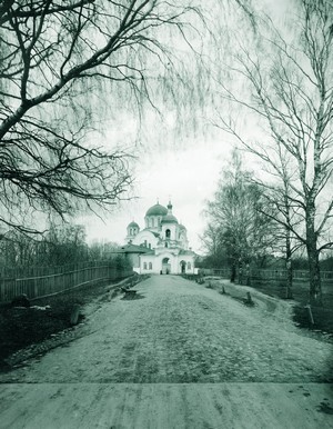 10-Дорога к Спасо-Евфр. м-рю. Открытка нач.  XX века